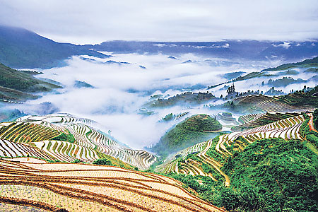 Travel SingExpress Guilin Southern China Jinche Terraced Fields