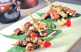 Experience Char-Grill at retro-hip sumiya smoking Skewers DIY Charcoal
