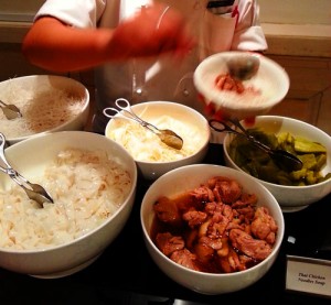 Thai chicken noodle soup