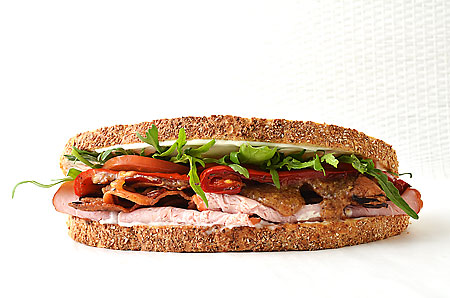 PLT Pancetta lettuce tomato sandwich cedele dining central business district healthy wine cuisine restaurant