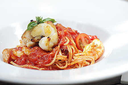 tagliolini with slipper lobster & tomato sauce dining recipe do it yourself cook prepare how to make ingredients method preparation instructions