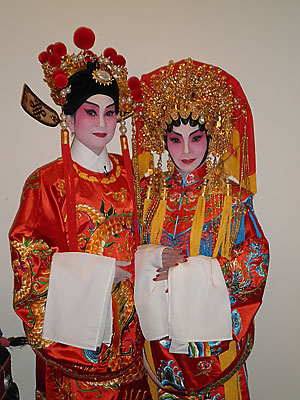 Costumes for a traditional wedding scene