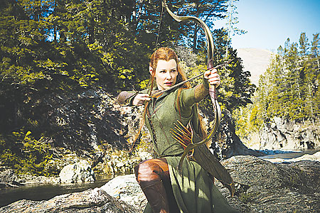 Evangeline Lilly of “Lost” stars as an elf maiden