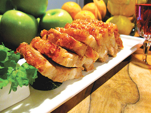 The crunch gives way to tender and tasty meat
