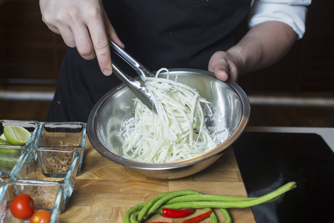 Recipe Deep Fried Green Papaya Salad by Asian Food Channel Weekender