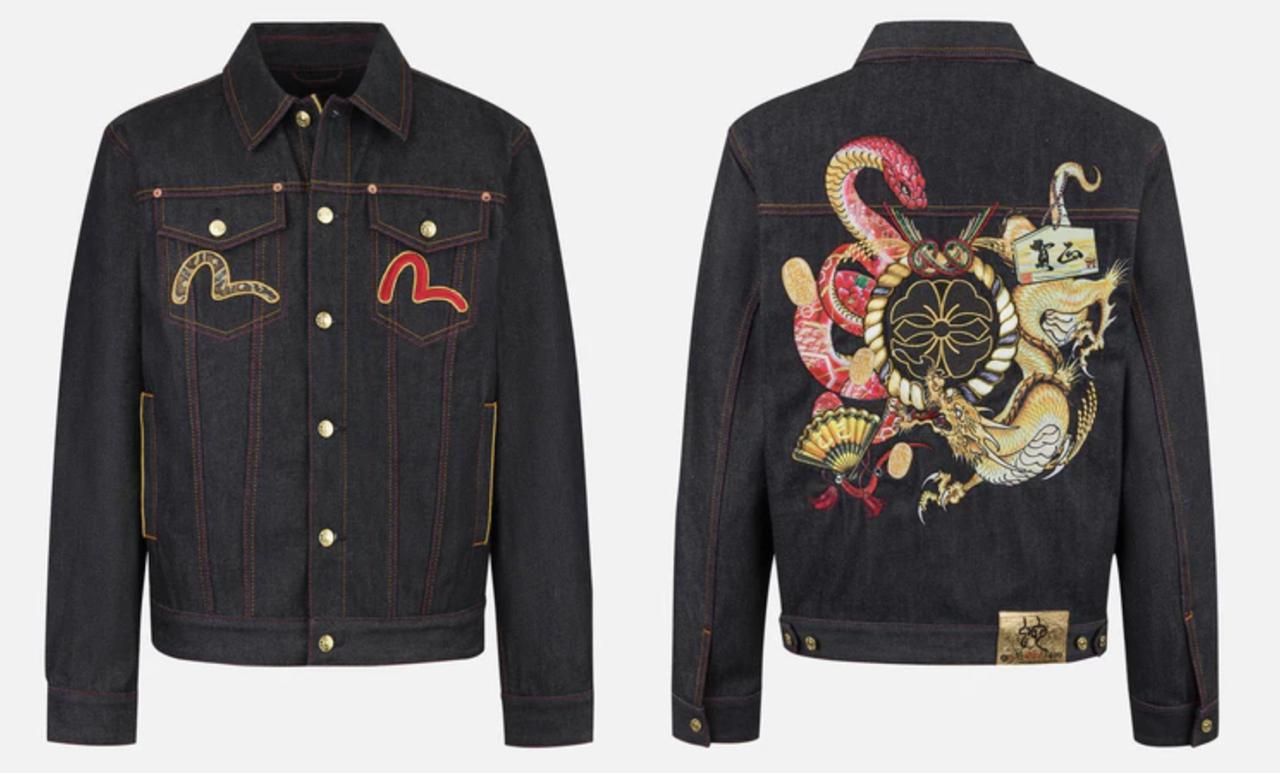 EVISU 2025 Limited Edition Year of the Snake Relax Fit Denim 